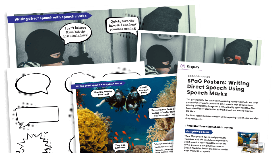 image of Speech Marks KS2: Classroom Display Pack