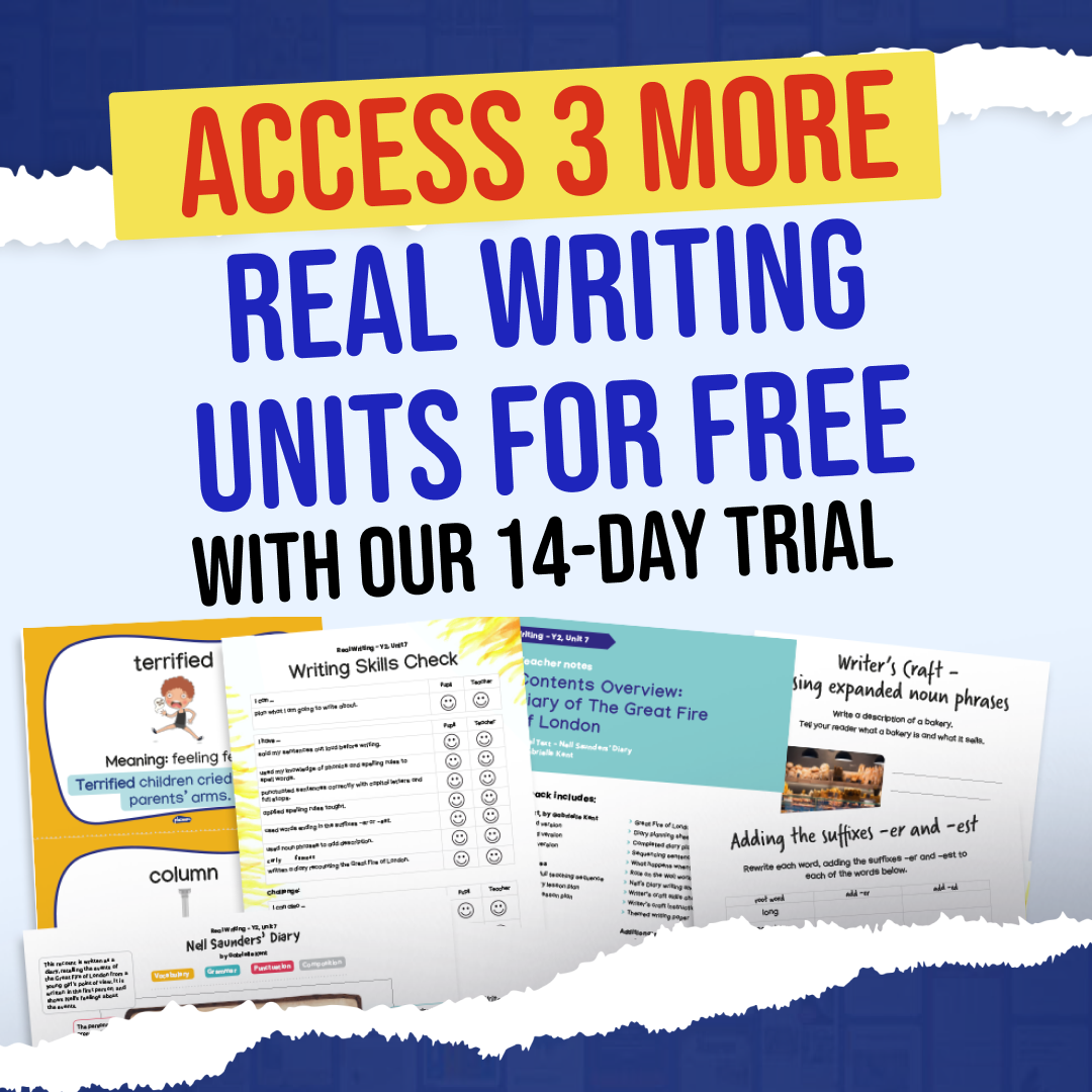Main image for Claim 3 more Real Writing units to use with your class