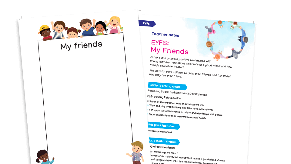 image of EYFS: My Friends Resources Pack