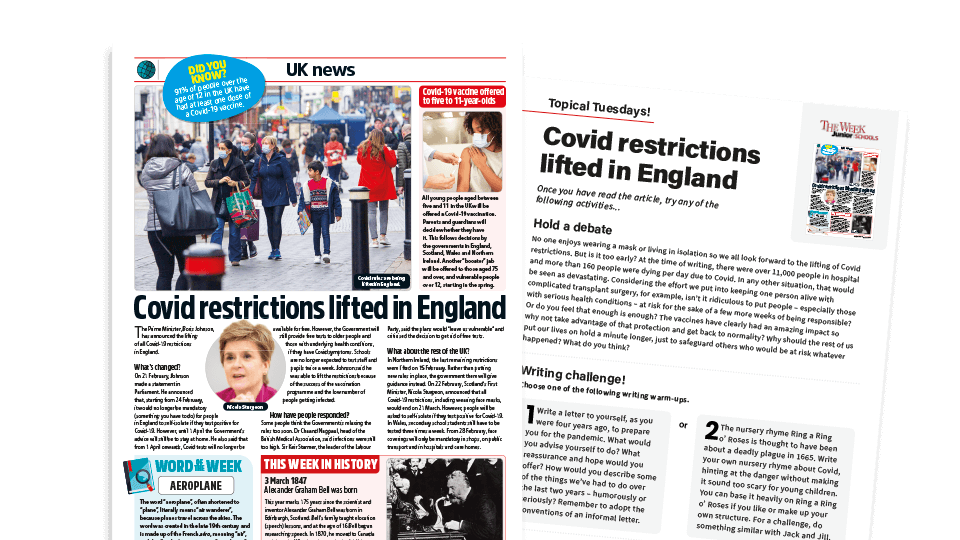 image of Topical Tuesdays: The Price of Freedom - KS2 News Story and Reading and Writing Activity Sheet from The Week Junior