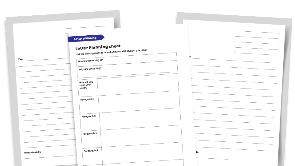 KS2 Writing templates - letters and emails