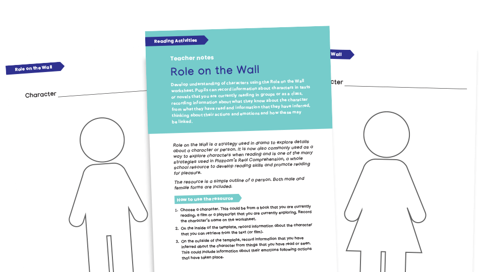 image of Role on the Wall Worksheet Template and Teaching Notes for Key Stage 1/Key Stage 2