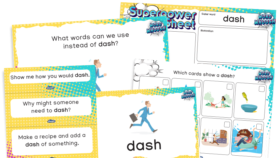 image of Word Whoosh - Tier 2 Vocabulary Pack: Reception - Spring 1