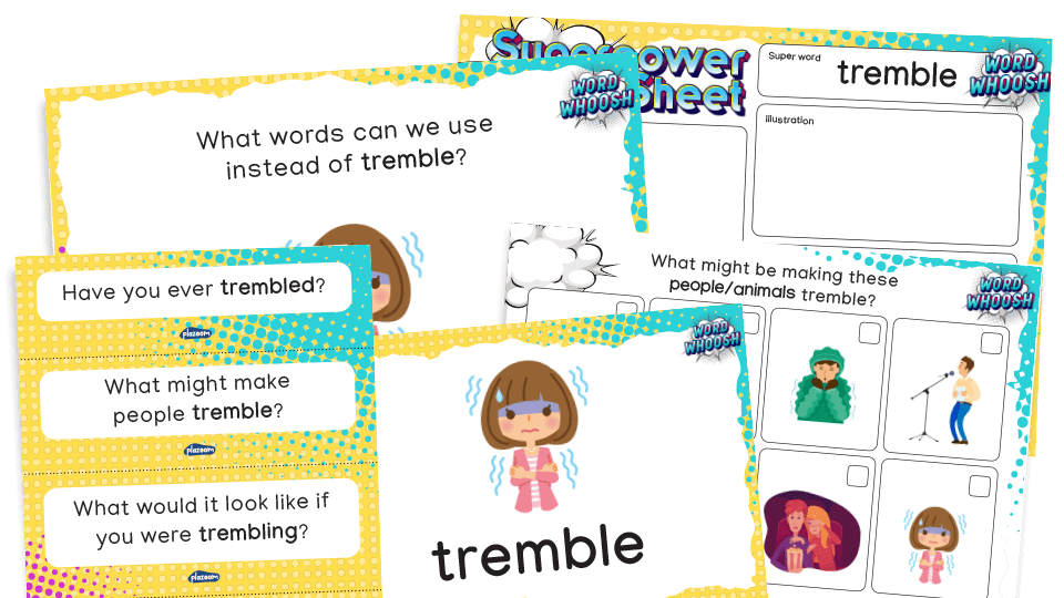 image of Word Whoosh - Tier 2 Vocabulary Pack: Reception - Spring 2