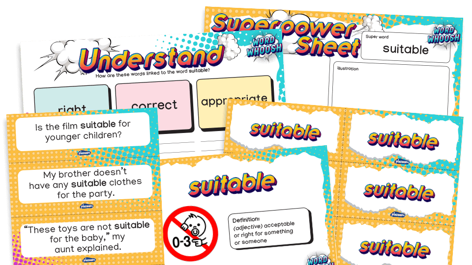 image of Word Whoosh - Tier 2 Vocabulary Pack: Year 3 - Spring 1