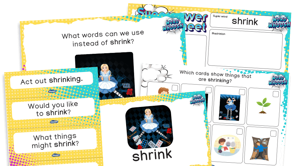 image of Word Whoosh - Tier 2 Vocabulary Pack: Reception - Summer 1