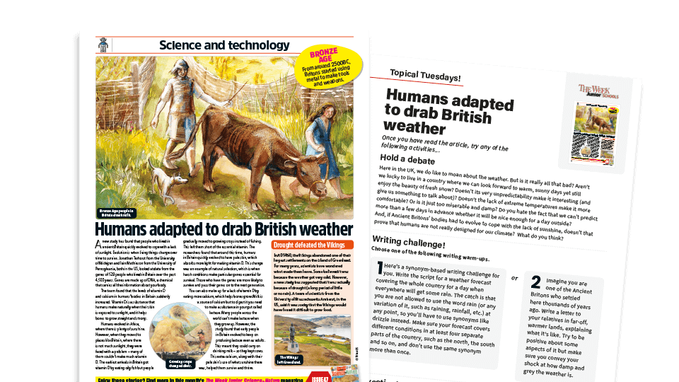 image of Topical Tuesdays: Let’s Talk About the Weather - KS2 News Story and Reading and Writing Activity Sheet from The Week Junior