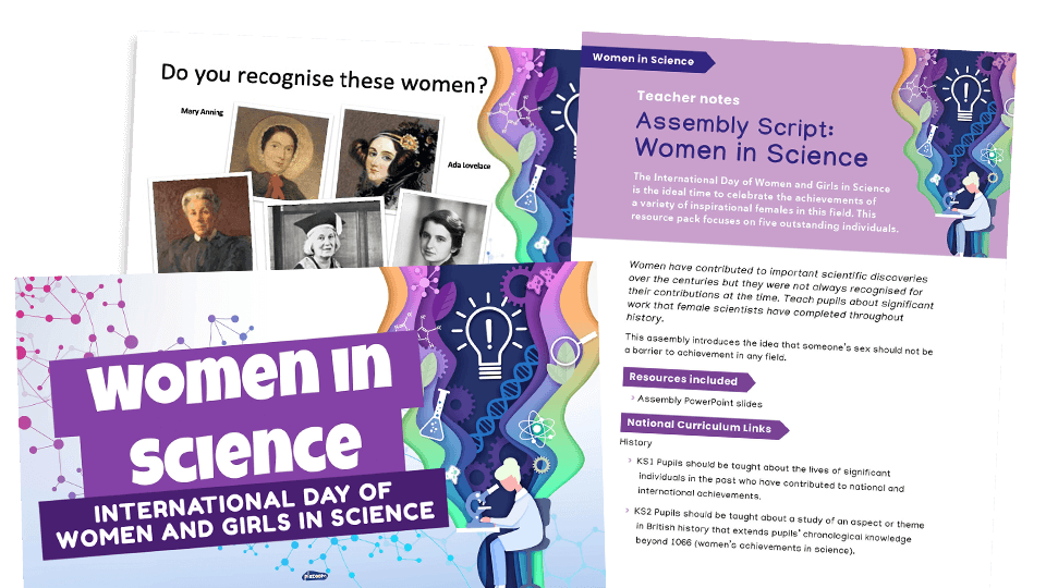 image of International Day of Women and Girls in Science - Whole-school assembly