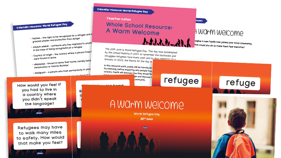 image of World Refugee Day assembly and resources pack - KS1, KS2