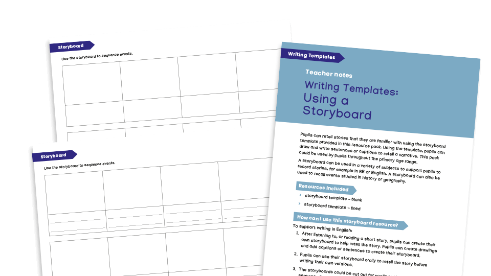 image of Writing Templates - Storyboards