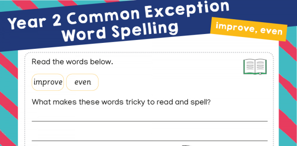 Year 2 Common Exception Words – KS1 Spelling Worksheets Pack 5 Plazoom