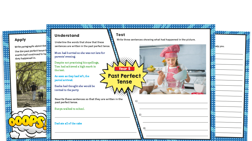 Perfect Tense Worksheet For 5th Graders Edhelper