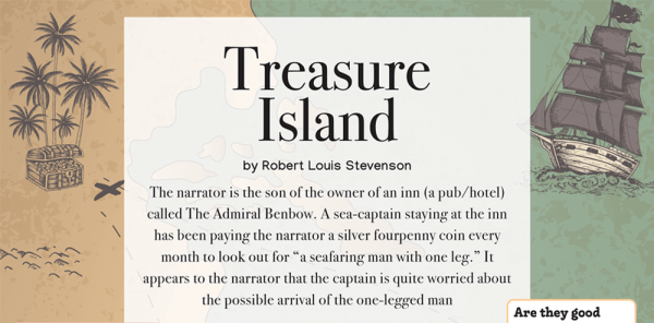 Year 5/6 Treasure Island Reading Comprehension Pack – UKS2 Unlocking