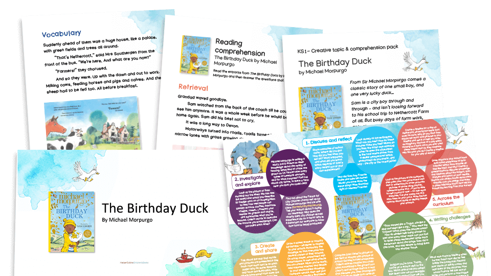 KS1 reading comprehension pack