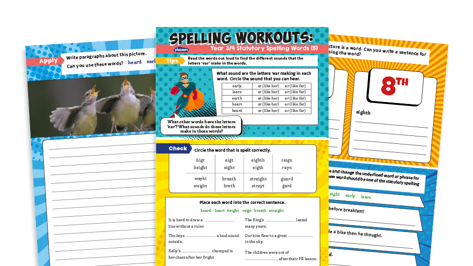 years 3 and 4 statutory spelling words 5 ks2 spelling worksheets