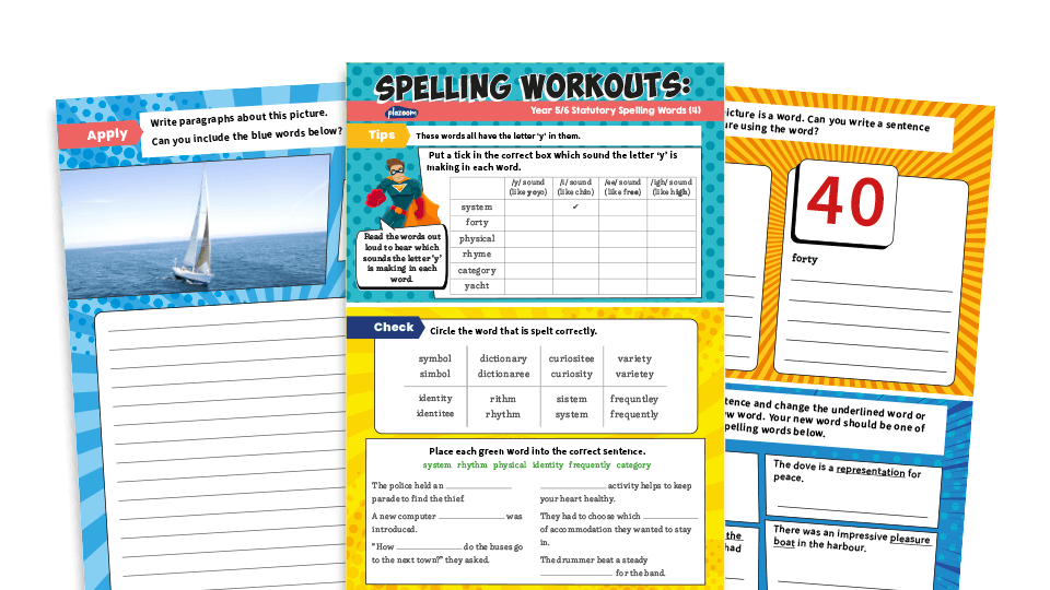 years 5 and 6 statutory spelling words 4 ks2 spelling worksheets