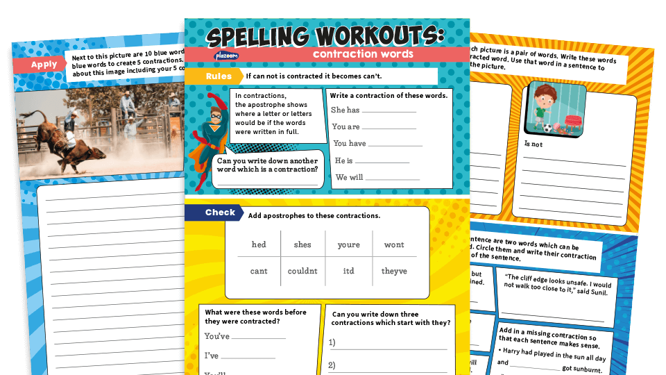 Year 2 Contractions – KS1 Apostrophes For Contraction Spelling And Grammar Worksheets Plazoom Year 2 Contractions – KS1 Apostrophes For Contraction Spelling And Grammar Worksheets Plazoom