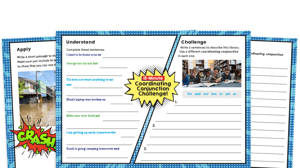 year 6 conjunctions worksheet year 6 conjunctions worksheet