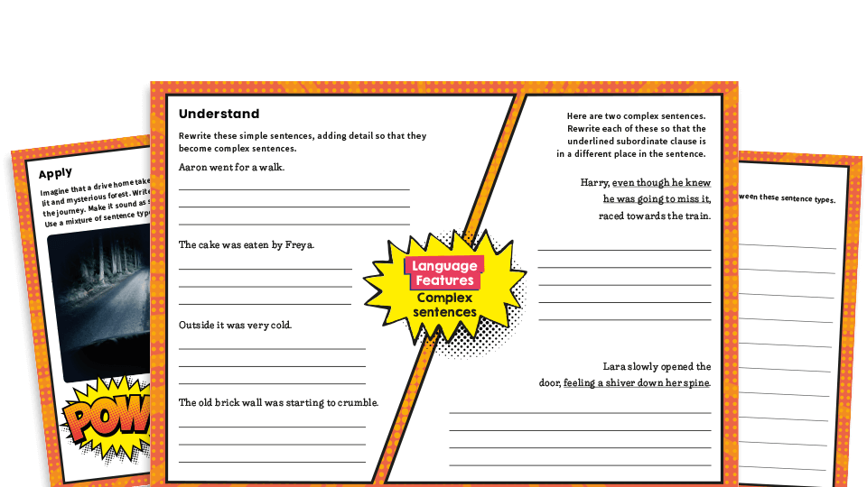 Complex Sentences Worksheet 45