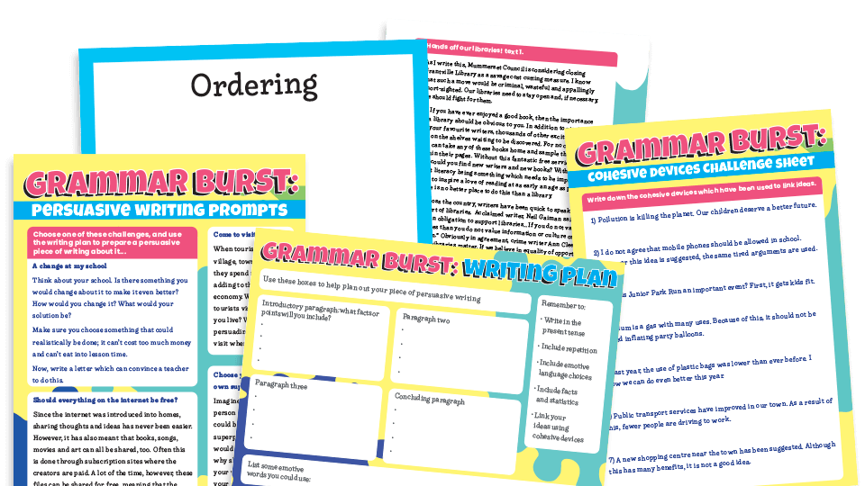 persuasive writing sentence starters ks2