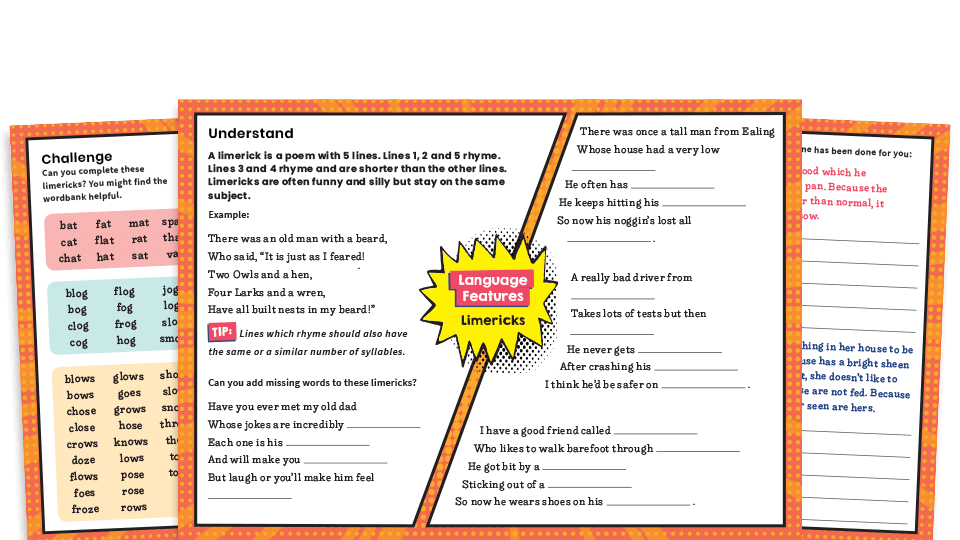 Limericks Ks2 Writing Features Challenge Mat Worksheets Plazoom Limericks Ks2 Writing Features Challenge Mat Worksheets Plazoom
