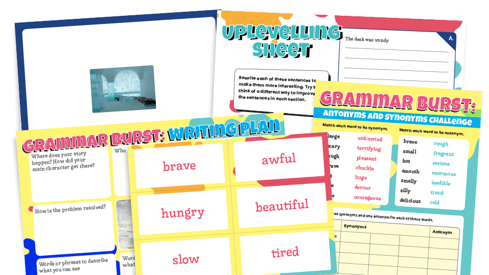 Year 6 Synonyms And Antonyms Grammar Worksheets Lesson Pack Plazoom Year 6 Synonyms And Antonyms Grammar Worksheets Lesson Pack Plazoom