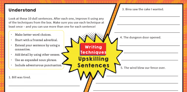 editing and improving sentences ks2 writing features challenge mat