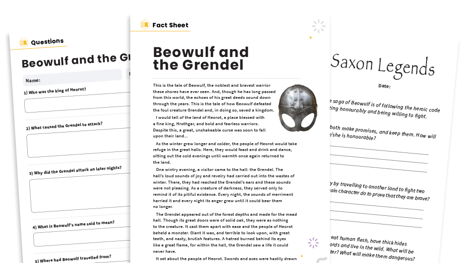 Beowulf And Grendel Ks2 Reading Comprehension Worksheets Anglo Saxon Myths And Legends Plazoom Beowulf And Grendel Ks2 Reading Comprehension Worksheets Anglo Saxon Myths And Legends Plazoom
