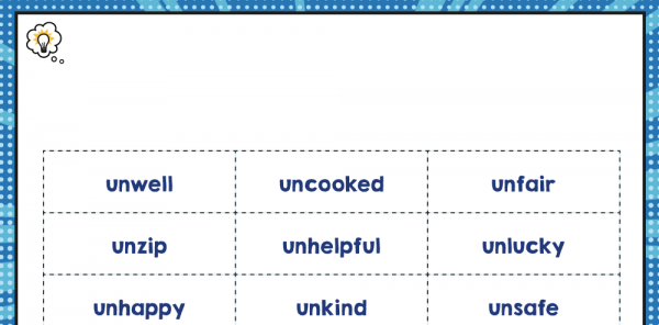 un prefix year 1 spag worksheet pack plazoom