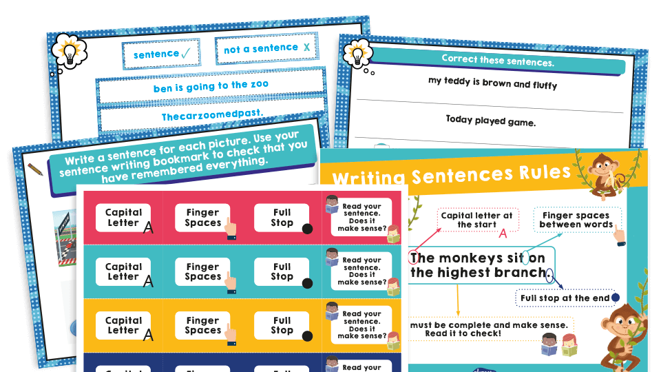 Year 1 Simple Sentences KS1 Grammar Activities Pack Plazoom