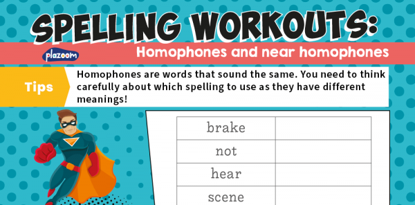 year 3 and 4 homophones and near homophones worksheets