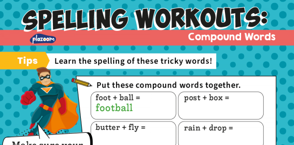 Year 1 Compound Words Spelling Worksheets | Plazoom