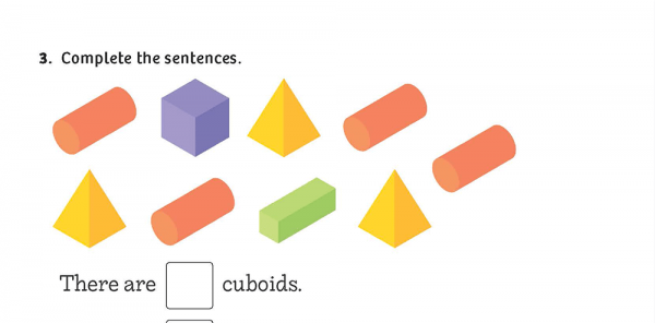 White Rose Maths: Y1 Autumn Term – Block 3: 3D shapes maths worksheets