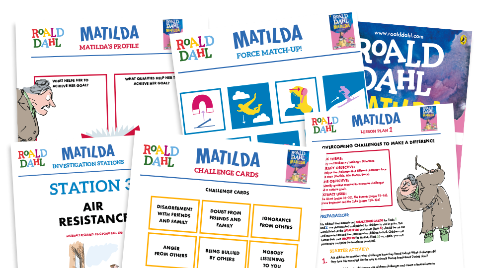 Roald Dahl Matilda Lesson Pack 50 Pages of Activities! Plazoom