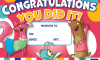 Image of Congratulations - You Did It! certificate