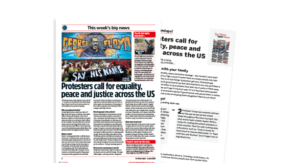 Image of Topical Tuesdays: George Floyd and Voices of Protest – KS2 News Story and Reading and Writing Activity Sheet from The Week Junior