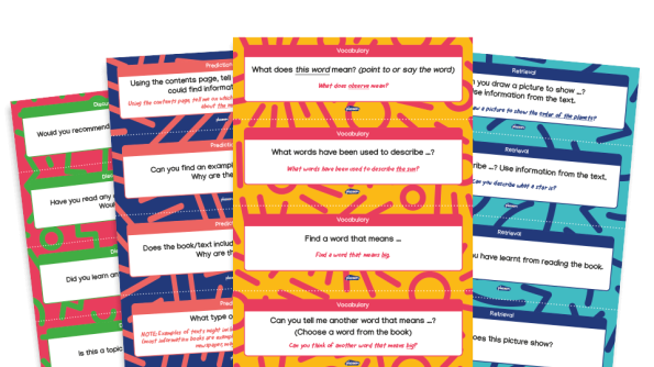 Image of KS1 Non-fiction Reading Comprehension Question Cards