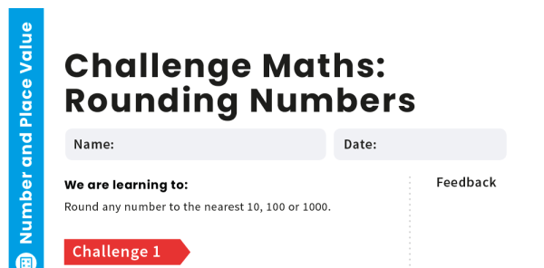 Rounding Numbers: Y4 – Number and Place Value – Maths Challenge | Plazoom