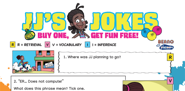 JJ and the watch – KS2 Beano Comprehension and Writing Activities Pack ...