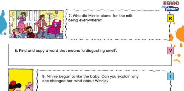 Minnie and Winnie – KS2 Beano Comprehension and Writing Activities Pack ...