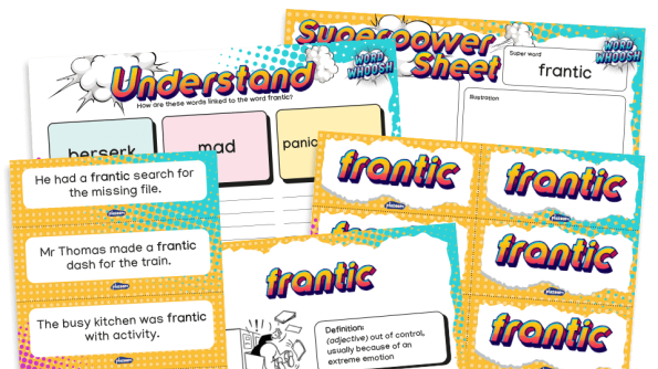 Image of Word Whoosh - Tier 2 Vocabulary Pack: Year 4 - Summer 1