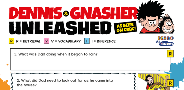 Dennis and the Mud – KS2 Beano Comprehension and Writing Activities ...