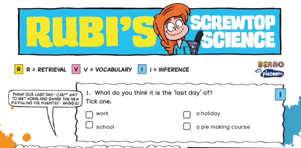 Rubi and the Loch Monster – KS2 Beano Comprehension and Writing ...