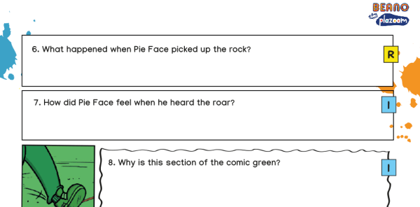Rubi and the Loch Monster – KS2 Beano Comprehension and Writing ...