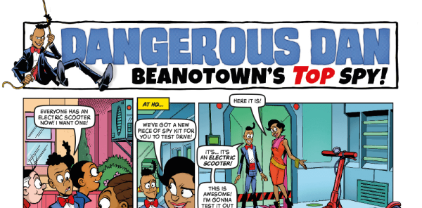 Dangerous Dan and the Electric Scooter – KS2 Beano Comprehension and ...