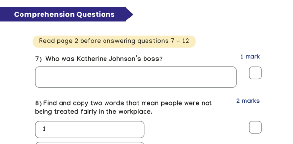 Year 5 Fiction Reading Comprehension Worksheets with KS2 Content 