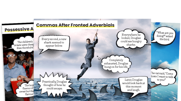 Image of Grammar Terms: SPaG Display Posters (Pack 3)&nbsp; - KS2 Classroom Displays