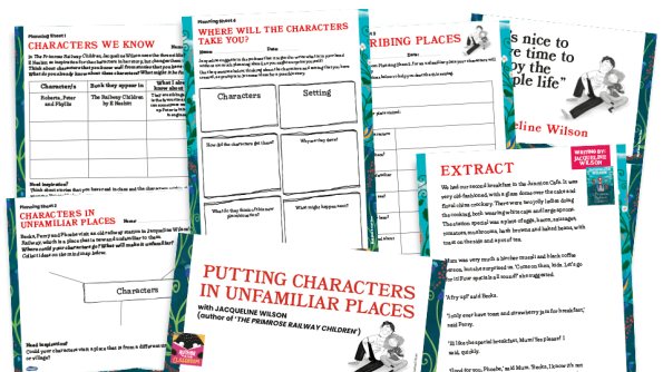 Image of Putting Characters in Unfamiliar Places, with Jacqueline Wilson (episode 20)