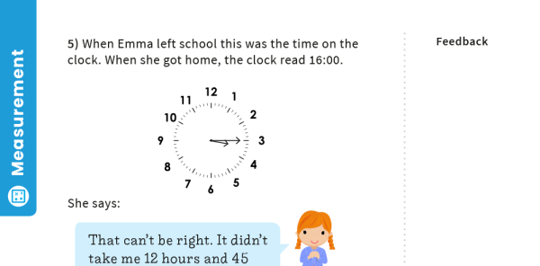 Converting Time on Clocks: Year 4 – Measurement – Maths Challenge | Plazoom