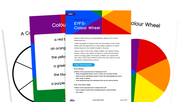 Image of EYFS - The Colour Wheel: Activities and Worksheets